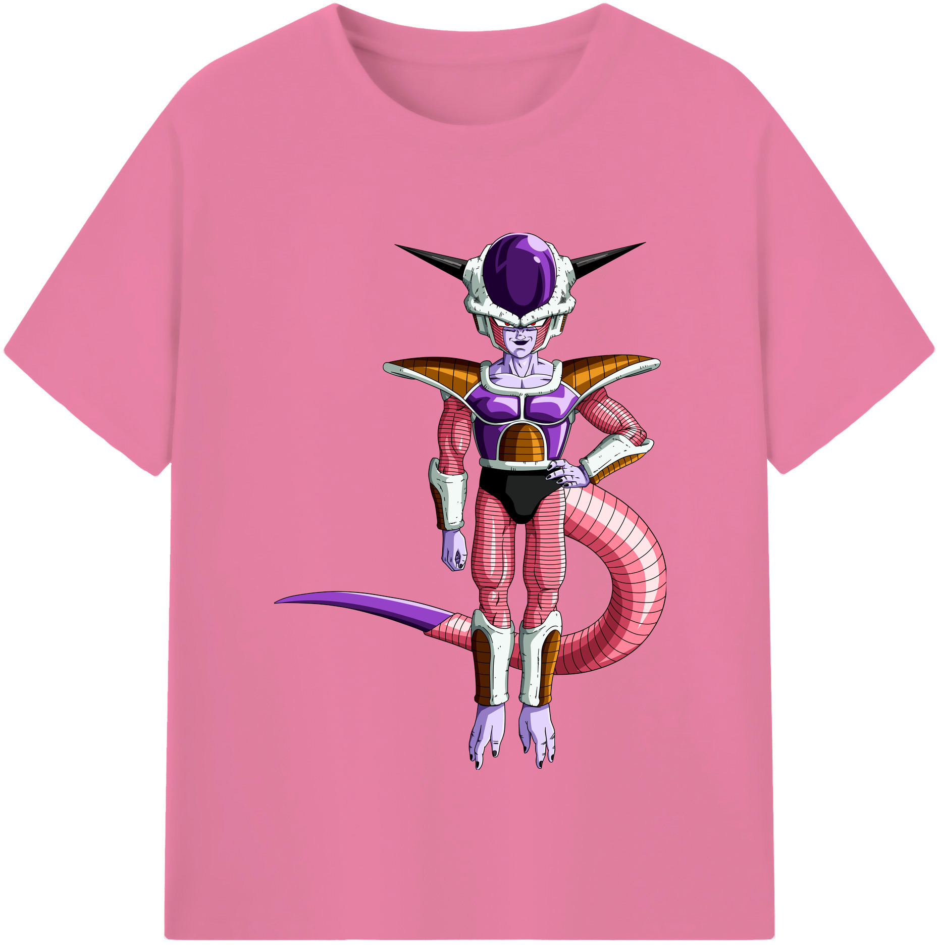 （画像用） ドラゴンボール フリーザ DRAGON BALL Frieza 綿100％半袖Tシャツ（フロントプリント）